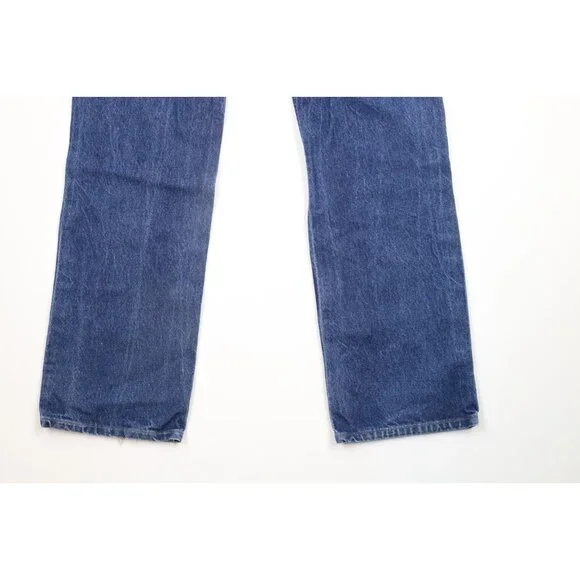 Vintage 80s Levis 517xx Mens 38x33 Distressed Flared Wide Leg Bootcut Jeans USA